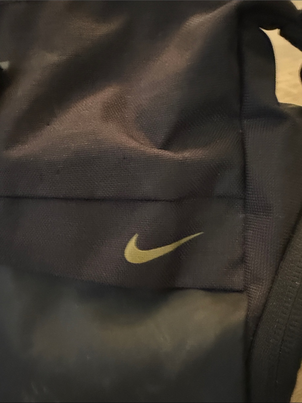 Nike Black Duffel Bag with Gold Accents - Picture 3 of 7